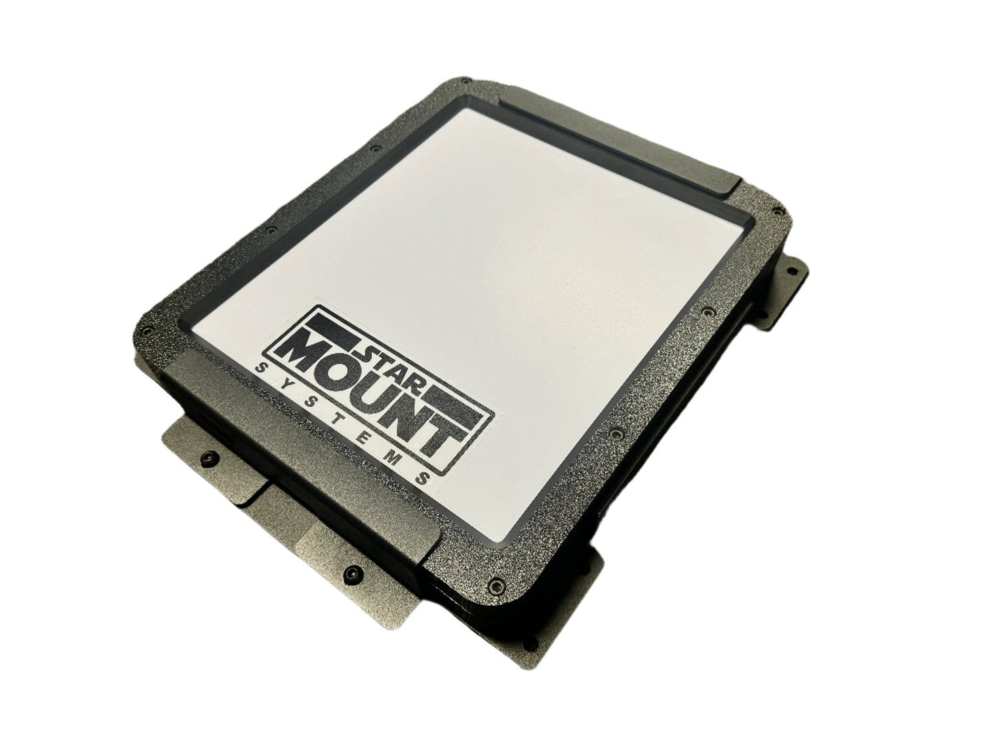 Black Star-Mount MINI Voyager Mount by Star Mount Systems for secure device attachment and versatile mounting.