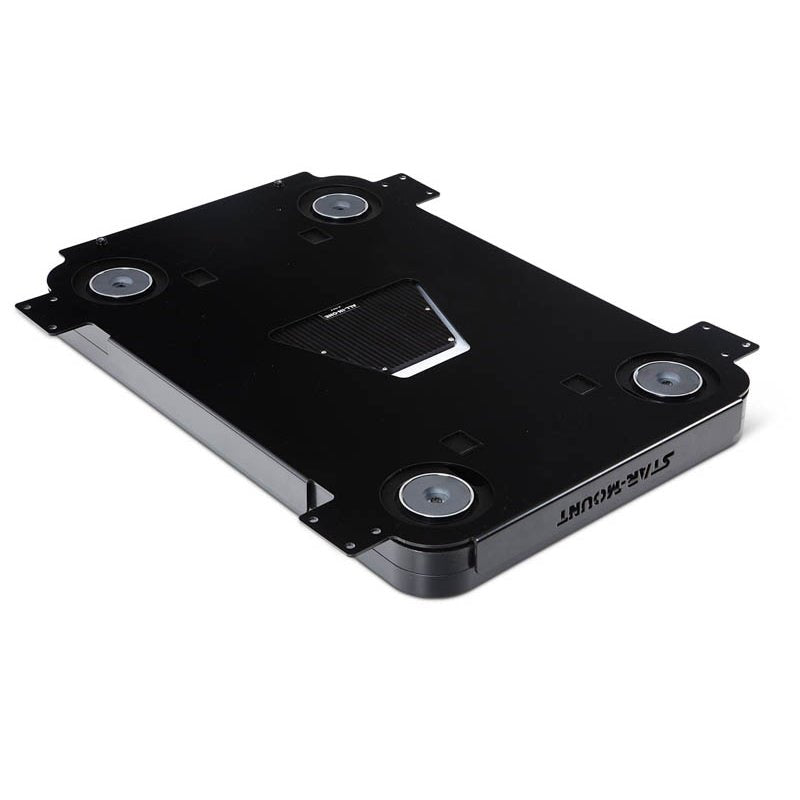 Black Star Mount Voyager mount for Gen 3 Starlink by Star Mount Systems, designed for secure satellite dish installation.