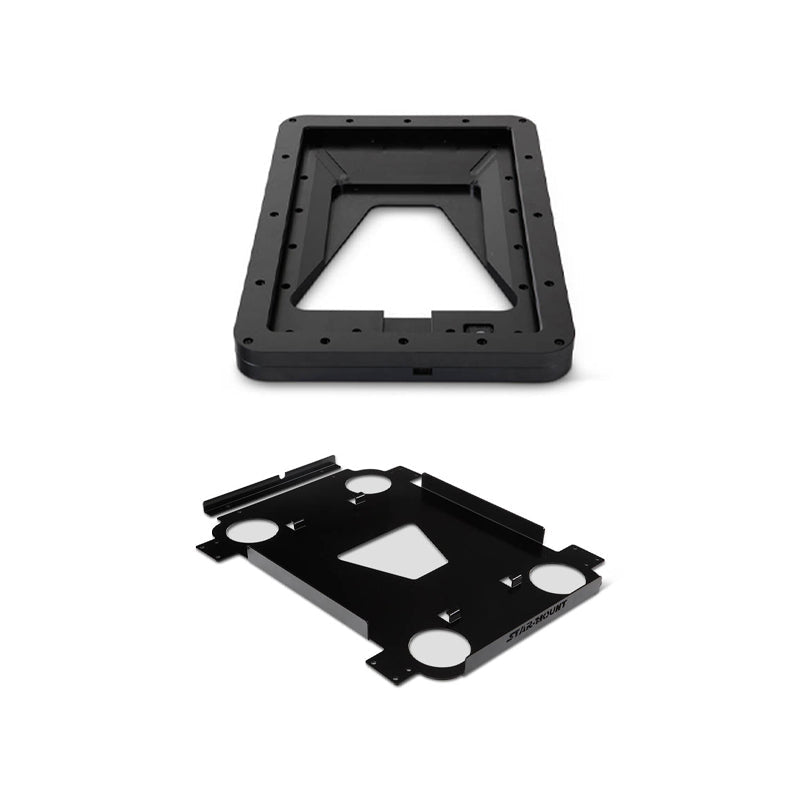 Black Star Mount Voyager mount for Gen 3 Starlink by Star Mount Systems, designed to securely hold the satellite dish.