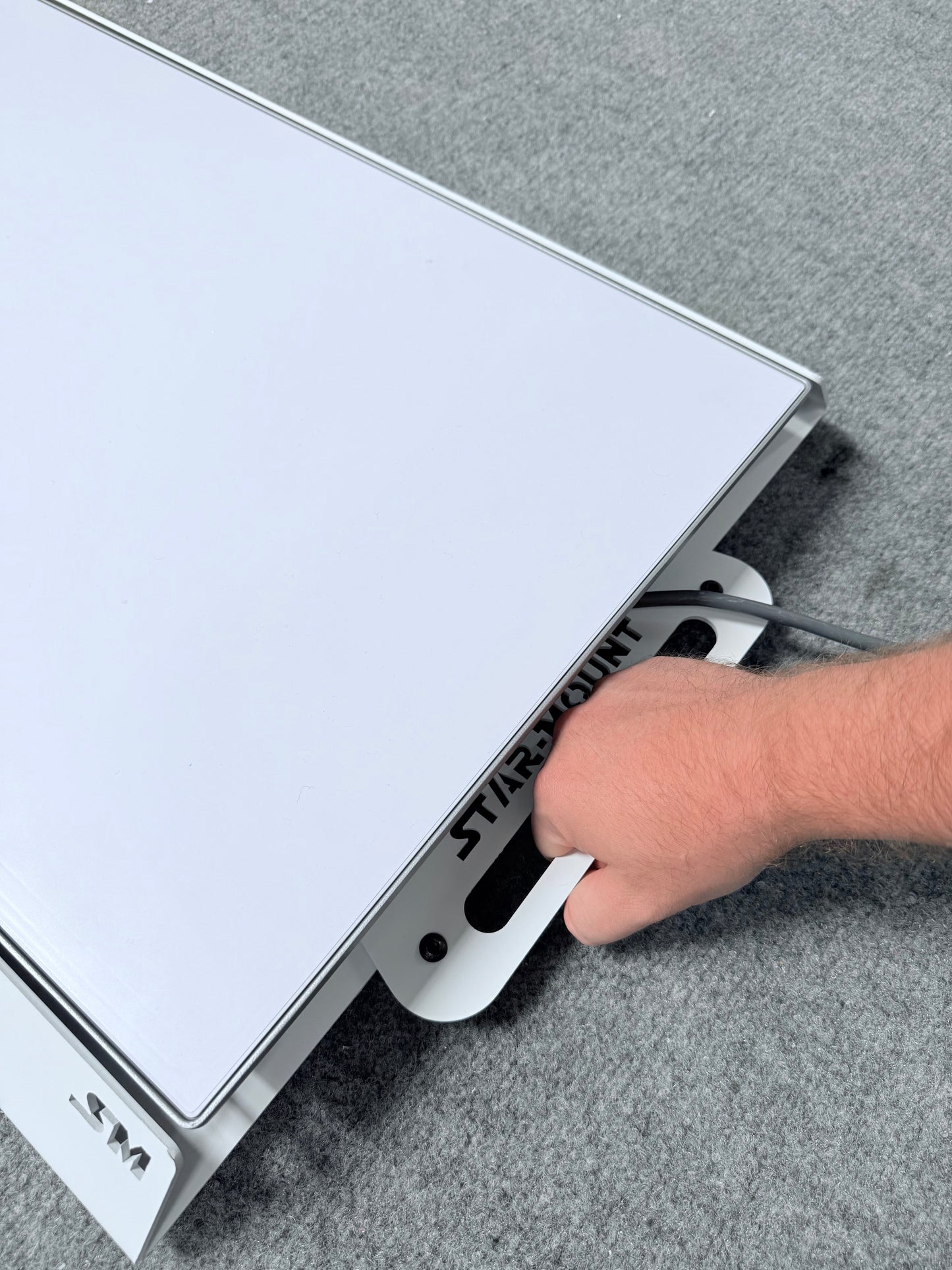 Star Mount Systems Performance Gen 3 Hybrid Mount with quick release, showing the durable attachment and sleek mounting design.