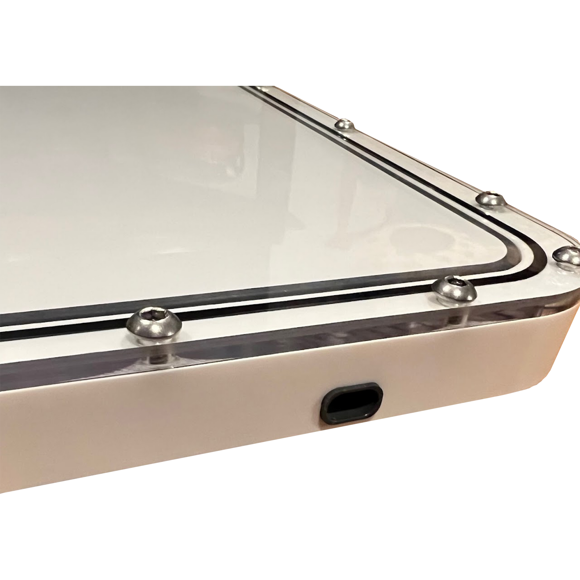 Star Mount Systems flat mount low profile for Starlink Dishy satellite dish, showing sleek, stable mounting solution.