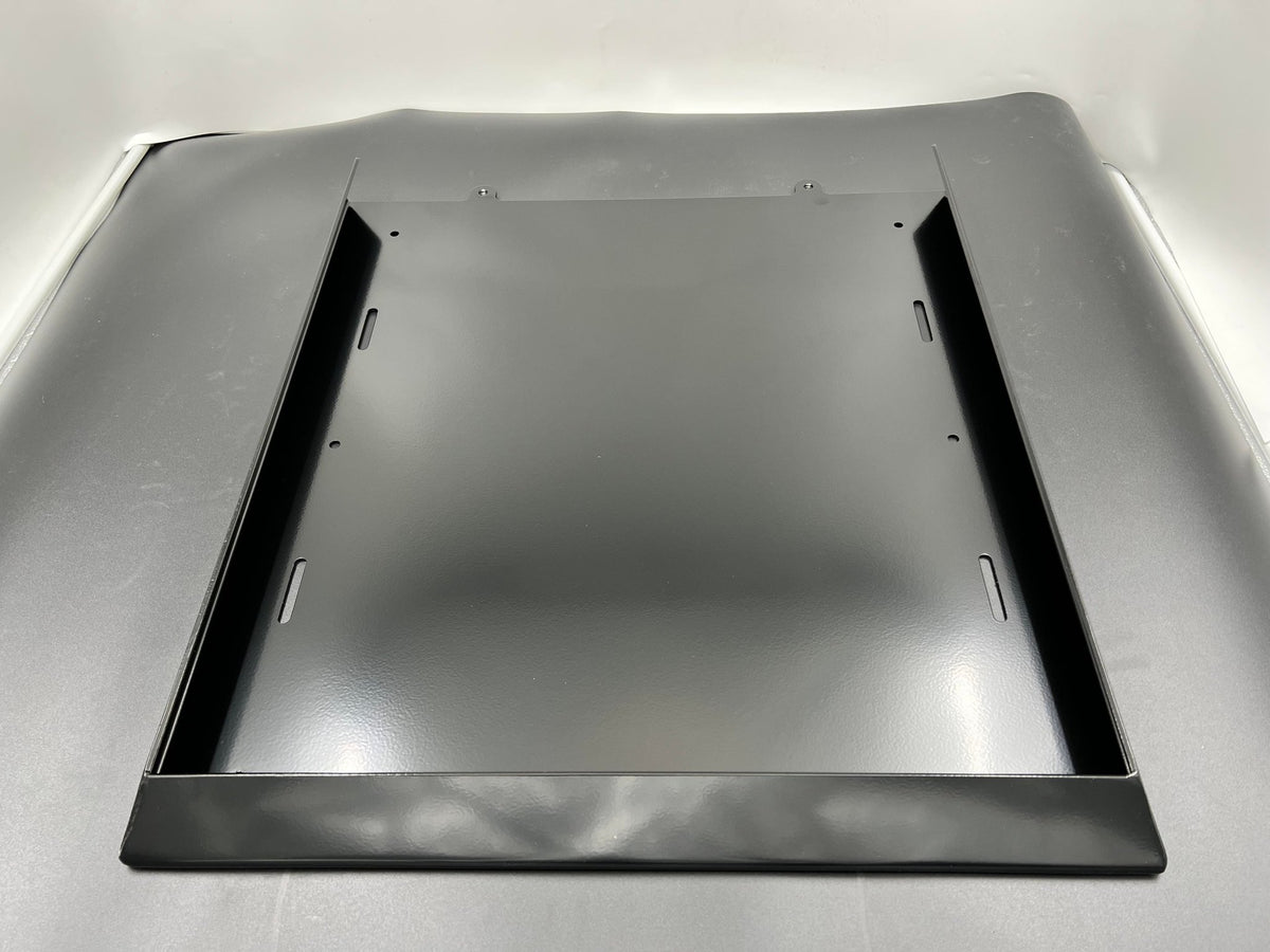White quick-release mount for Starlink high-performance in-motion Dish Gen 2 by Star Mount Systems, designed for easy installation.