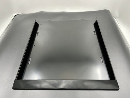 White quick-release mount for Starlink high-performance in-motion Dish Gen 2 by Star Mount Systems, designed for easy installation.