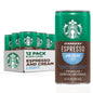 Starbucks Doubleshot Espresso & Cream Light Iced Coffee cans, 6.5 fl oz, 12-pack, ready-to-drink premium coffee beverage
