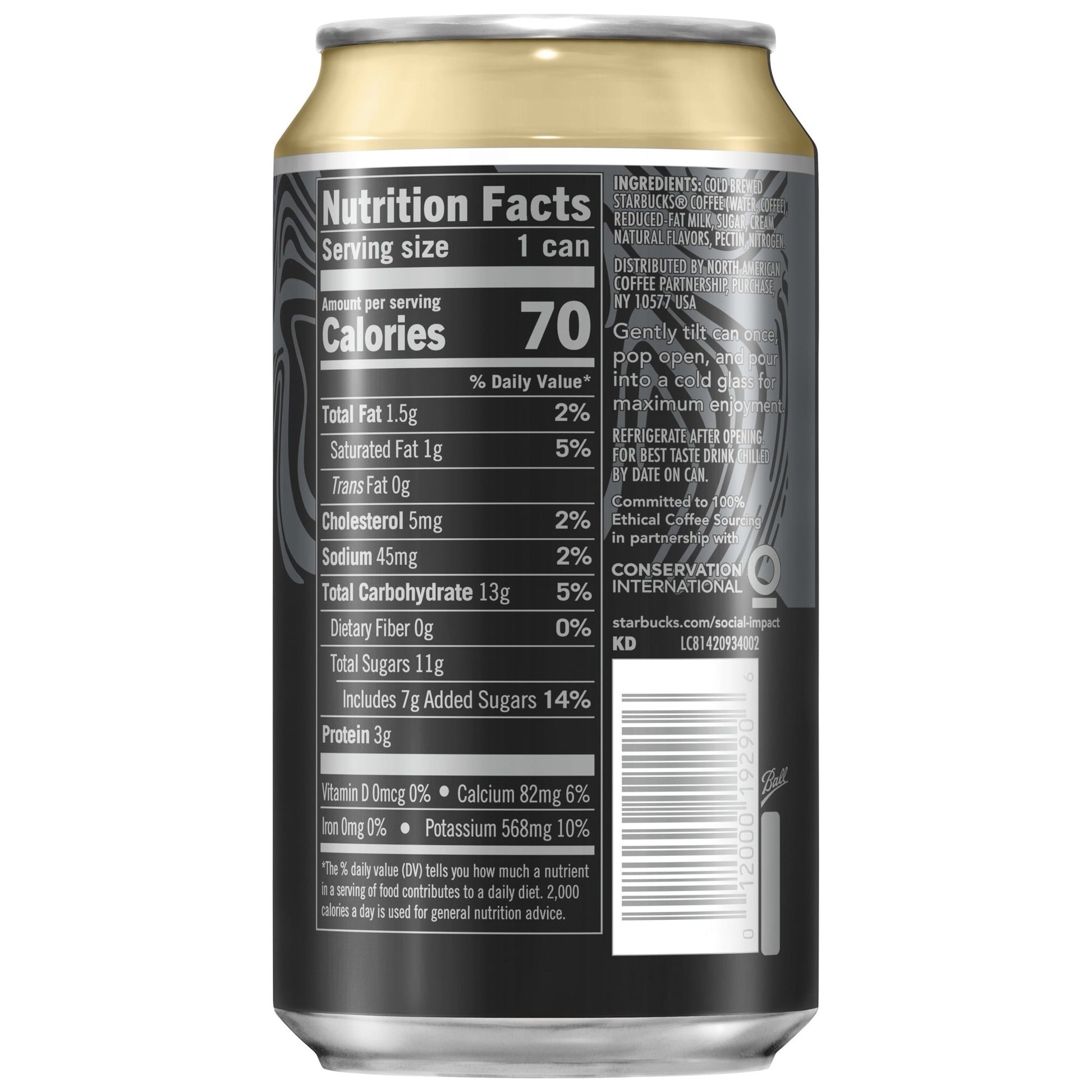 Starbucks Nitro Cold Brew Vanilla Premium Iced Coffee Drink, 9.6 Fl Oz, 8 Pack Cans - BACKUPMYFILESNOW.COM®
