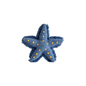 Blue handmade starfish stuffed animal made from organic cotton, soft and cuddly toy for children by bebemoss.com