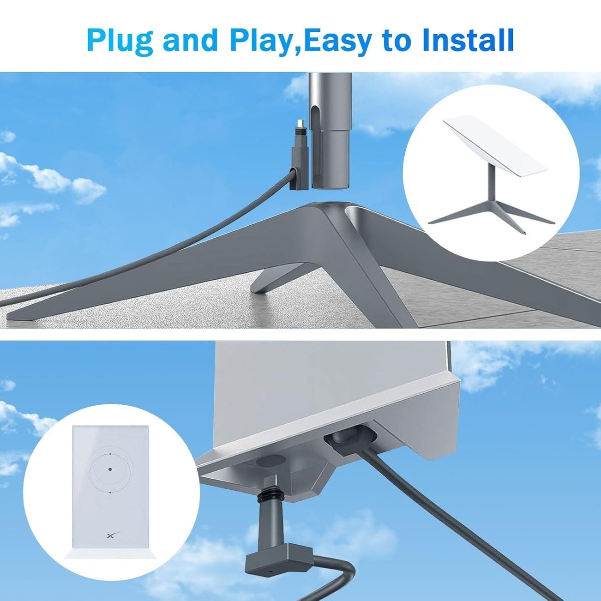 Starlink Gen 2 Ethernet Cable: High-Speed, All-Weather Replacement - BACKUPMYFILESNOW.COM®