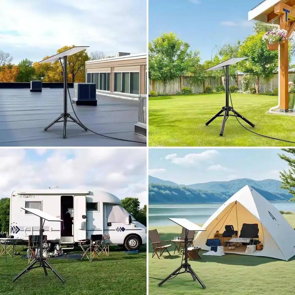 Starlink Gen 3 Adjustable Tripod Foldable Stand Mount with Pipe Adapter Stable Anti-Slip Base Outdoor Kit for RV,Boat &Backyard - BACKUPMYFILESNOW.COM®