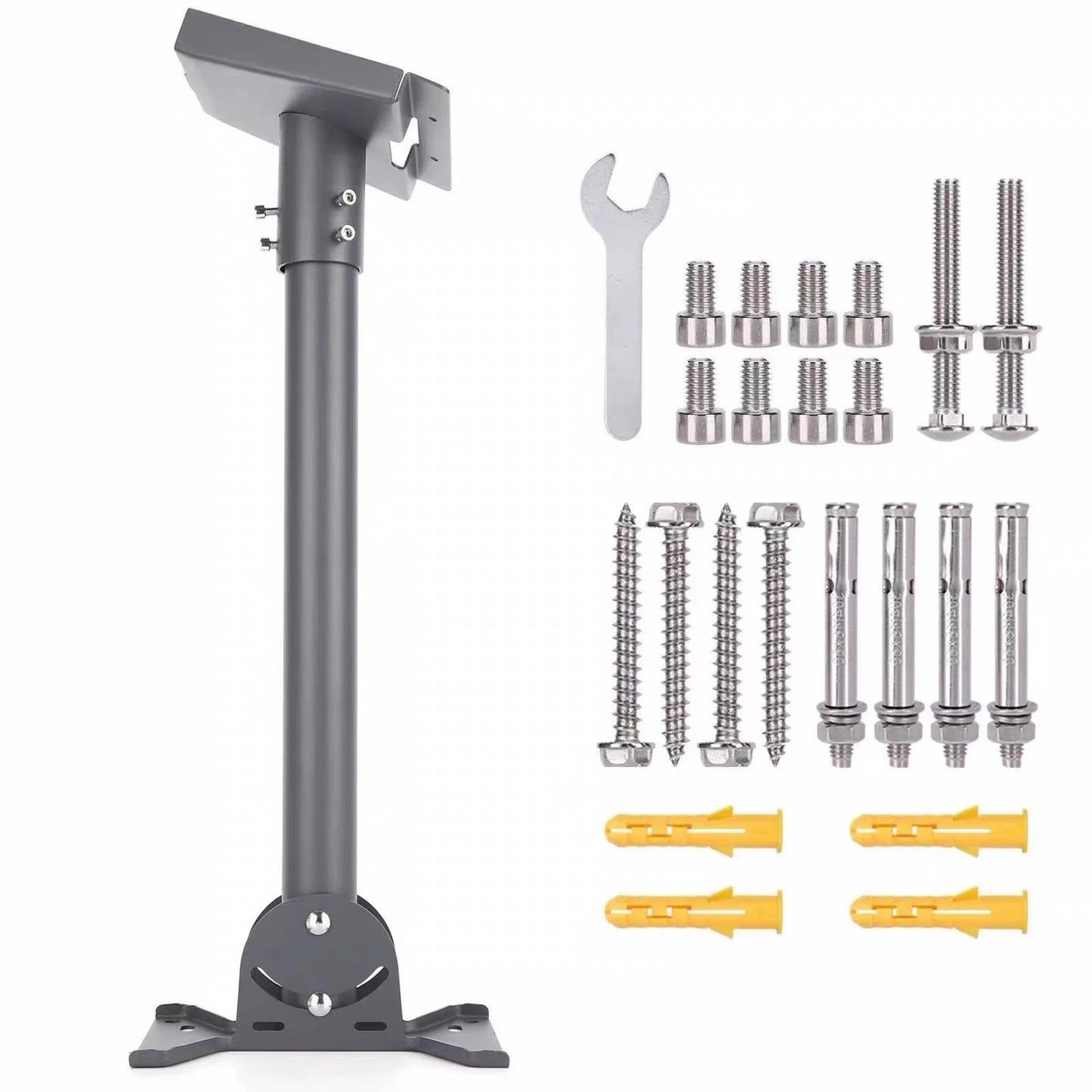 Starlink Gen 3 V3 Straight Pipe Adapter Wall Roof Mount Waterproof Adjustable Bracket Outdoor Base Complete Installation Kit - BACKUPMYFILESNOW.COM®