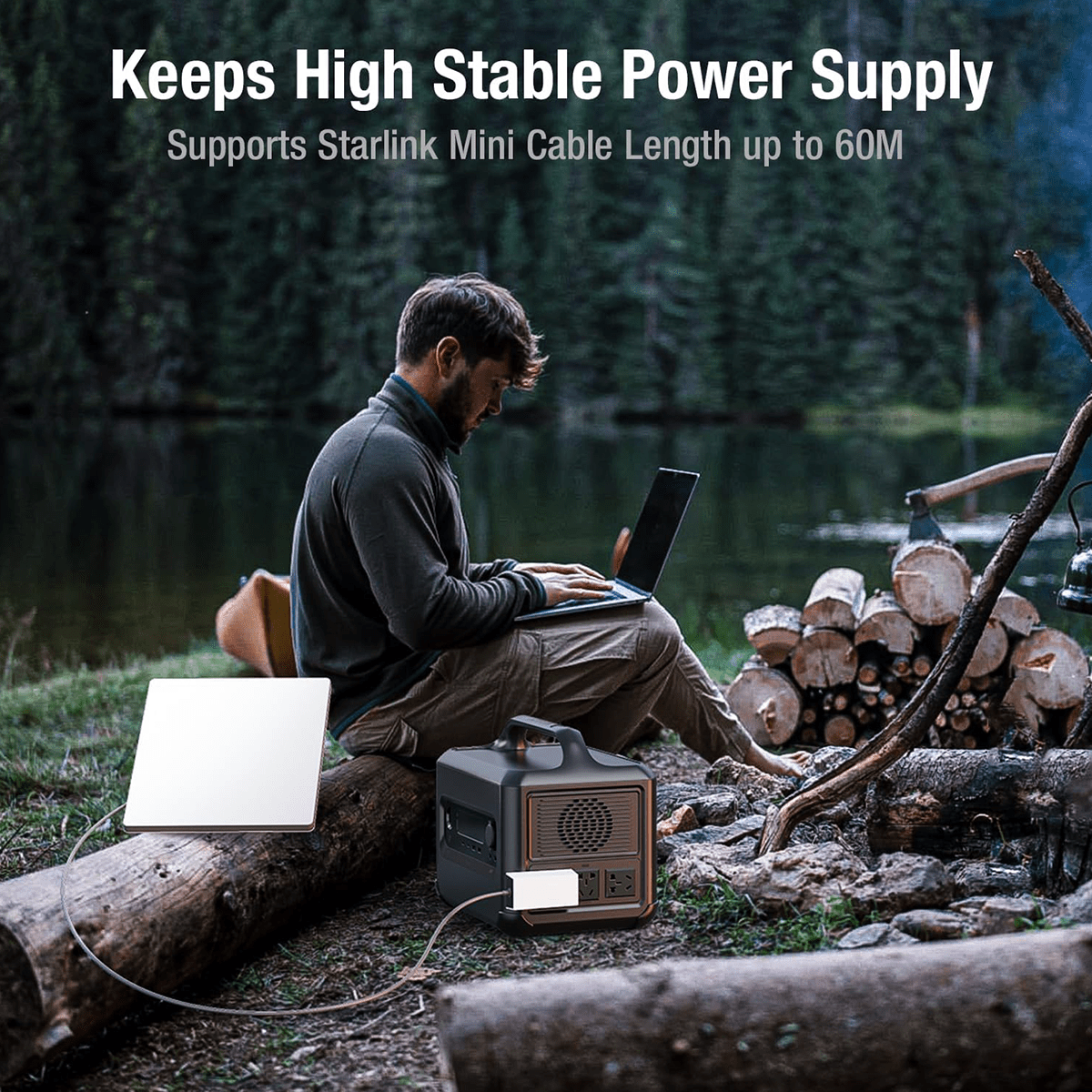 Starlink Mini AC Power Supply | 60W AC to DC Adapter - BACKUPMYFILESNOW.COM®