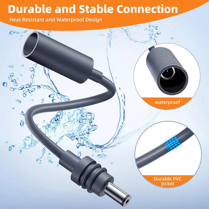 Starlink Mini DC Female to Male Adapter Cable Waterproof Power Connector Extension Cord - BACKUPMYFILESNOW.COM®