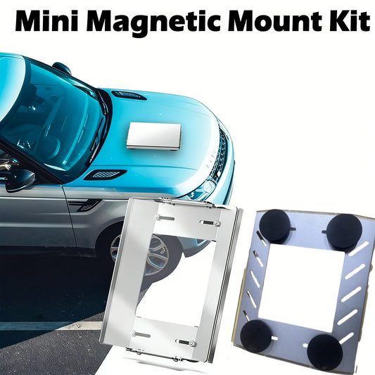 Starlink Mini Magnetic Attachment Car Roof Mount Kit Accessories Waterproof Aluminum for Secure Easy Car Installation Bracket - BACKUPMYFILESNOW.COM®