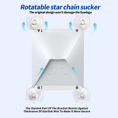 Starlink Mini Magnetic Mount | 2-in-1 Car Roof & Window Mount - BACKUPMYFILESNOW.COM®