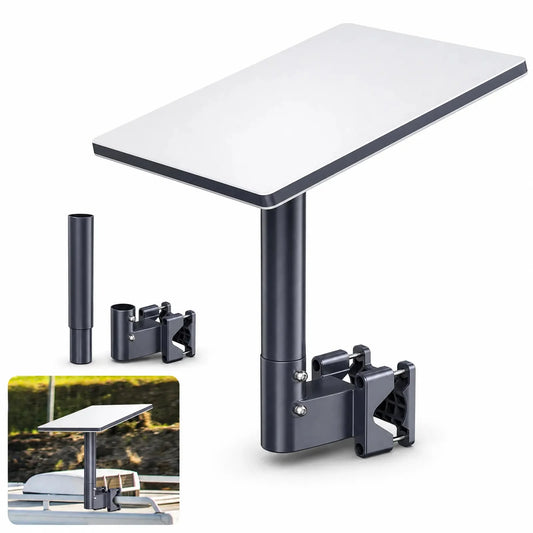 Starlink Mini Pole Clamp Mount with dual mounting brackets by Tesery, suitable for secure installation on poles.