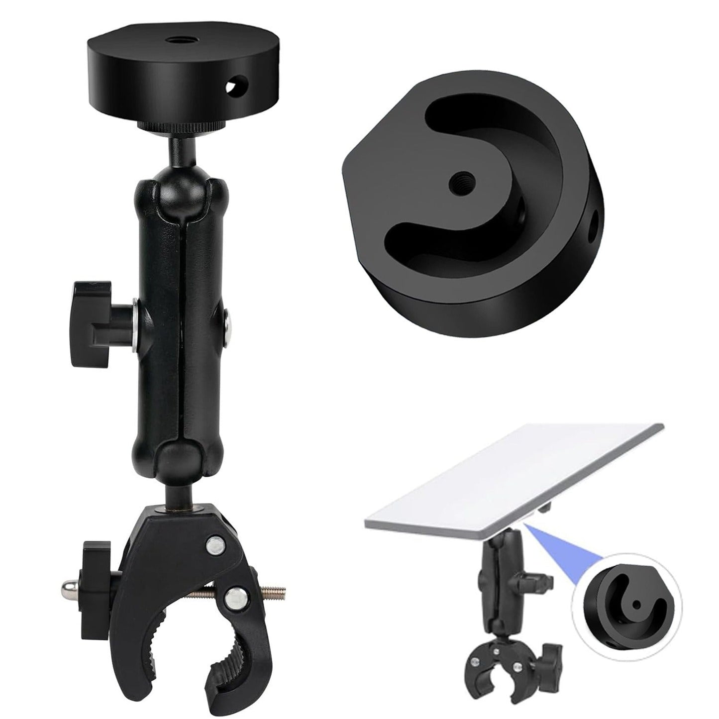 Starlink Mini RV Clamp Mount | Heavy-Duty Portable Mount - BACKUPMYFILESNOW.COM®