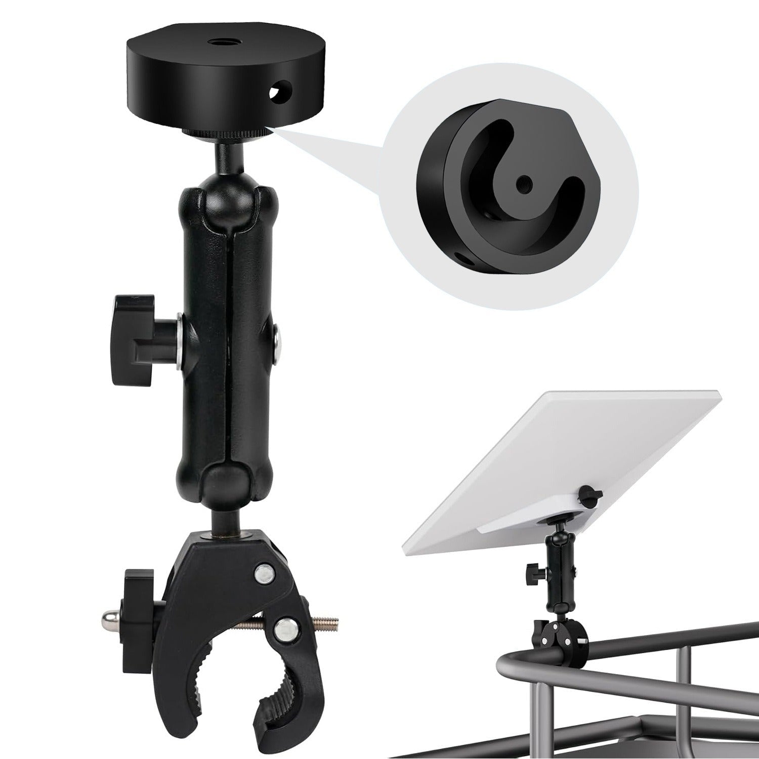 Starlink Mini RV Clamp Mount | Heavy-Duty Portable Mount - BACKUPMYFILESNOW.COM®