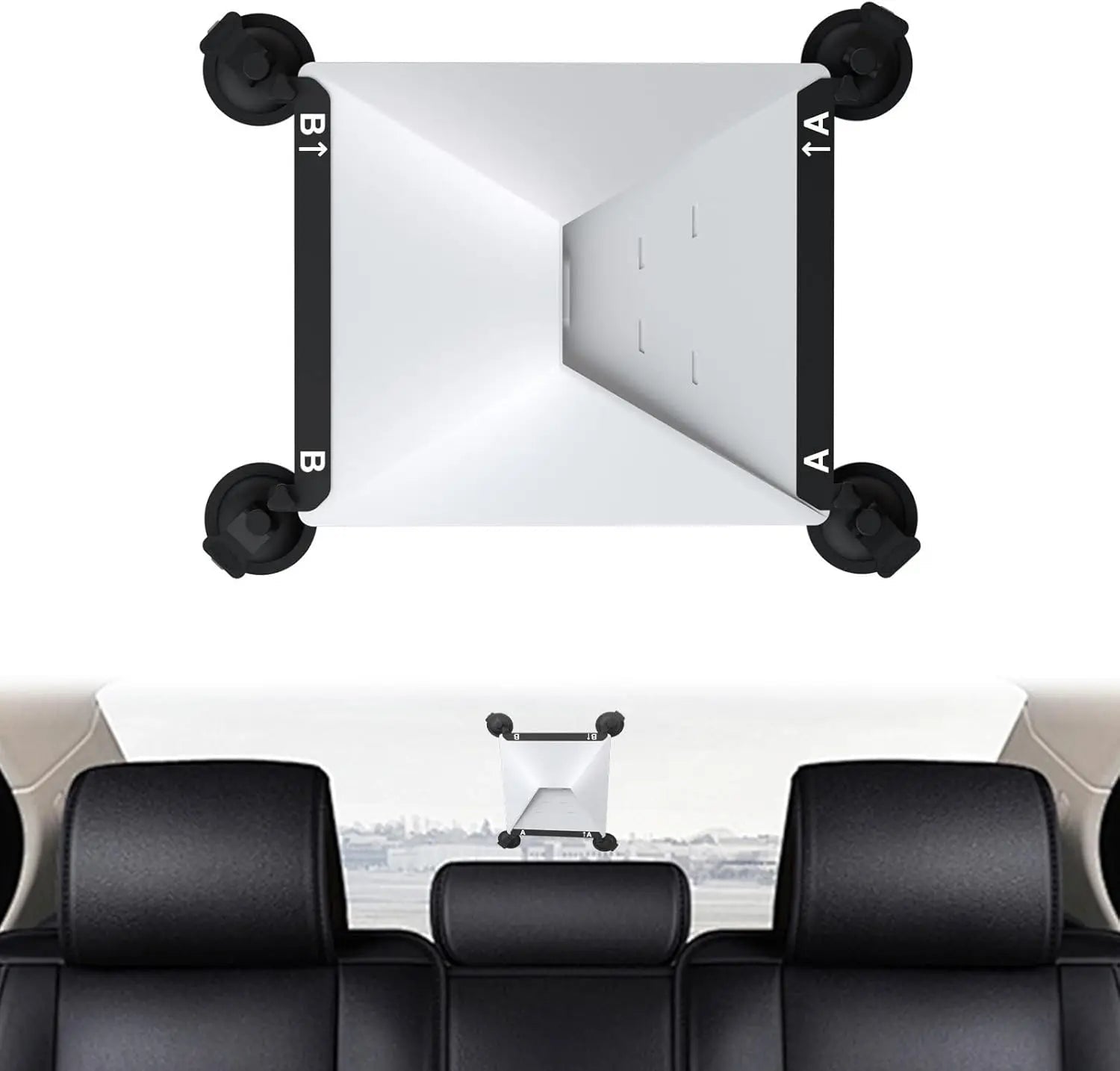 Starlink Mini Suction Cup Mount Strong Suction Cups Car Window Sunroof Mounting Bracket for Road Trip Camping - BACKUPMYFILESNOW.COM®