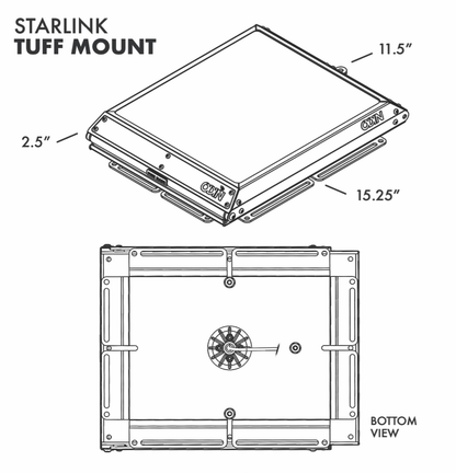 Starlink Mini Tuff Mount - BACKUPMYFILESNOW.COM®