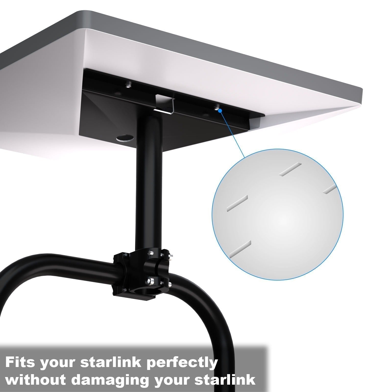 Starlink RV Roof Mount | Heavy-Duty Metal Permanent Mount - BACKUPMYFILESNOW.COM®