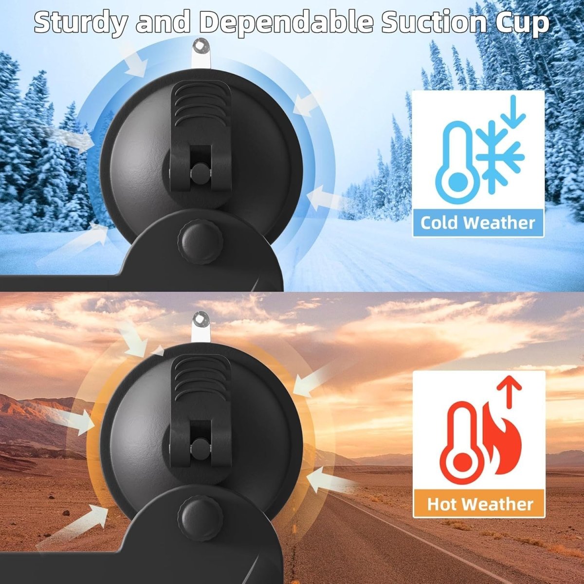 Starlink Suction Cup Mount | Non-Permanent Car Roof & RV Mount | Silicone Protected - BACKUPMYFILESNOW.COM®