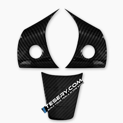 Tesla Model 3 and Y steering wheel cover patch, soft material, designed for 2017-2025, adds grip and style to the steering wheel.