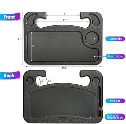 Tesla Model 3/Y/S/X steering wheel desk patch, designed for convenient workspace on the steering wheel.