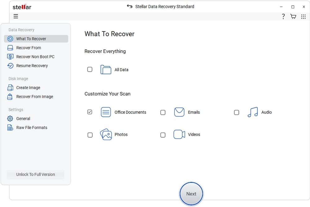 Stellar Data Recovery for Windows Software | Bringing Lost Data Back to Life | 1 PC 1 Year Subscription | Keycard Delivery - BACKUPMYFILESNOW