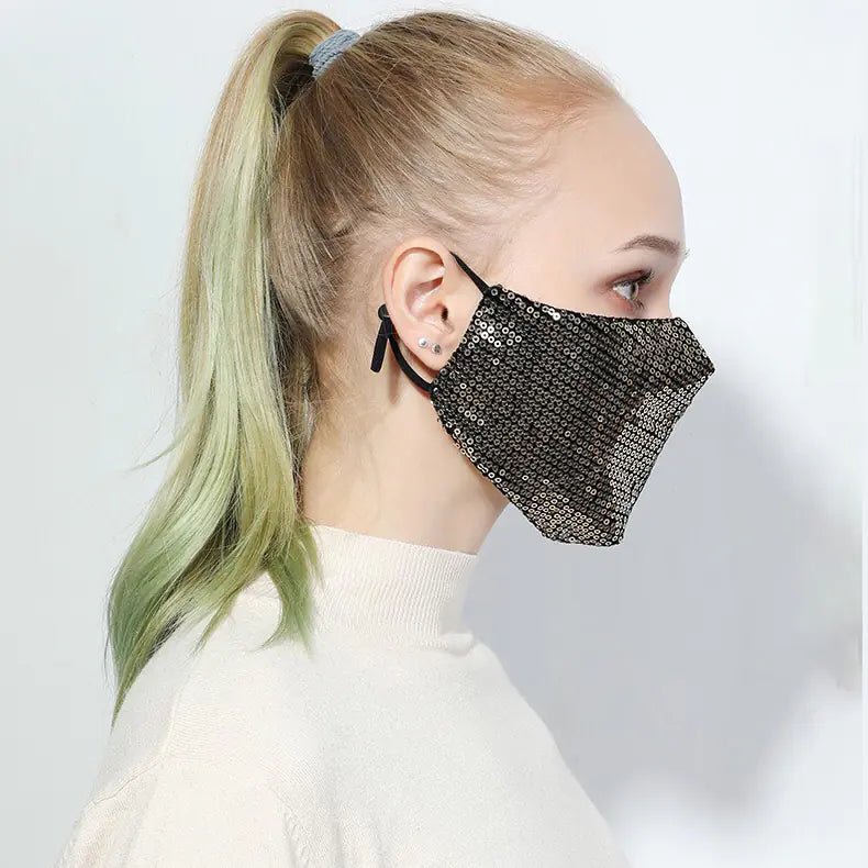 Stylish Black Cotton Face Mask for Women (Spring/Summer) - BACKUPMYFILESNOW