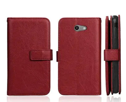 J327 Flip Case with Card Holder for Phones, Unisex