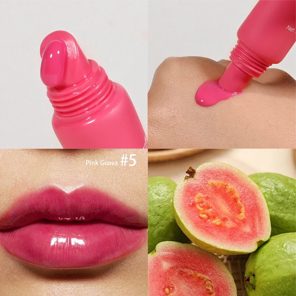 Summer Lip Balm Moisturizing Mirror Lip Gloss Lip Vanilla Mint Iced Coffee Cake Smell Lipstick Transparent Lip Oil Makeup - BACKUPMYFILESNOW.COM®