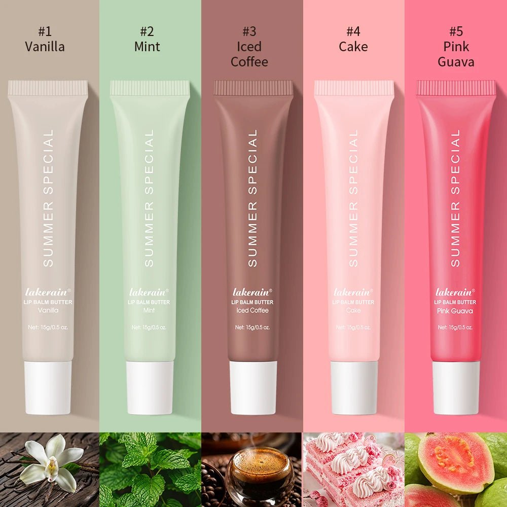 Summer Lip Balm Moisturizing Mirror Lip Gloss Lip Vanilla Mint Iced Coffee Cake Smell Lipstick Transparent Lip Oil Makeup - BACKUPMYFILESNOW.COM®