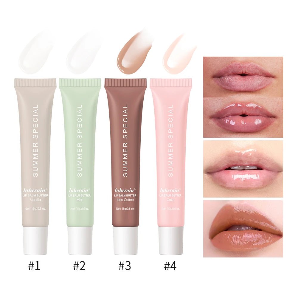 Summer Lip Balm Moisturizing Mirror Lip Gloss Lip Vanilla Mint Iced Coffee Cake Smell Lipstick Transparent Lip Oil Makeup - BACKUPMYFILESNOW.COM®