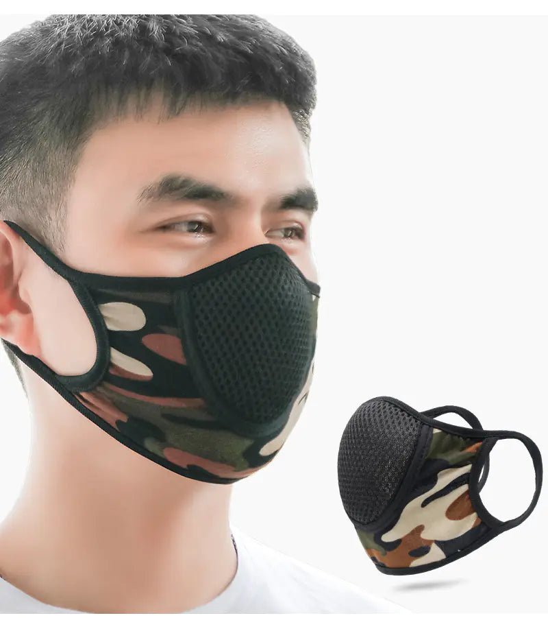 Summer Men's Outdoor Sports Camouflage Face Mask - BACKUPMYFILESNOW