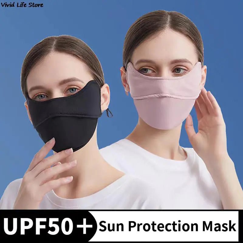 Summer UV Protection Quick - Dry Face Mask with Ear Loops - BACKUPMYFILESNOW