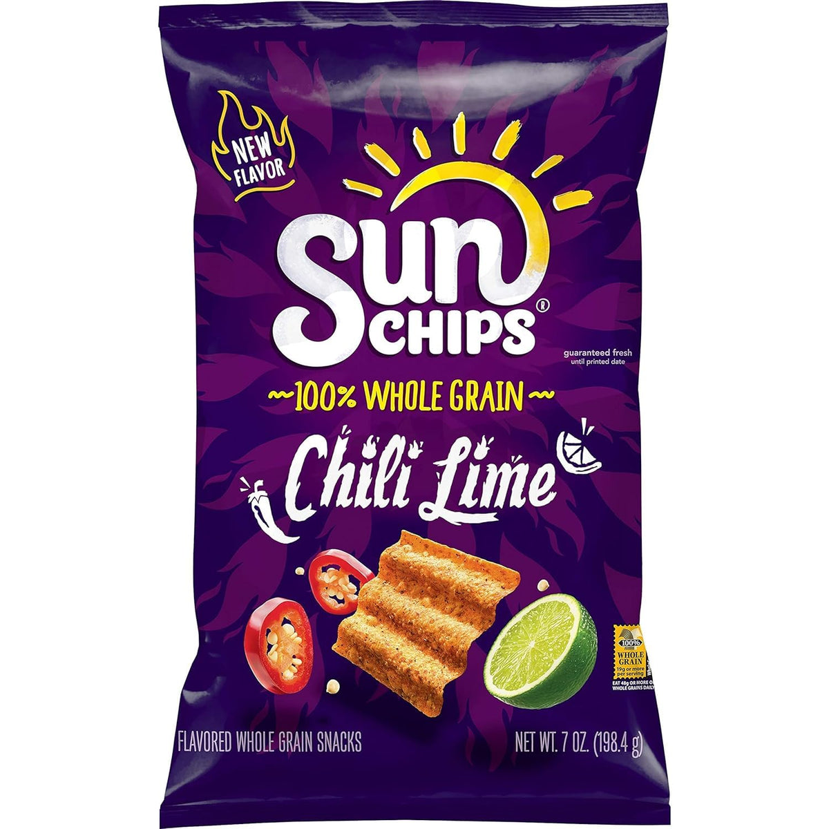 Sunchips Original Multigrain Snacks in 1.5-ounce pack, crispy multigrain chips in a large pack of 64