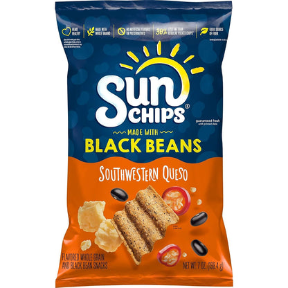 Bowl of SunChips Original Multigrain Snacks in 1.5-ounce packs, showcasing crispy multigrain chips from Sunchips.