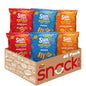 SunChips Original Multigrain Snacks in a 1.5-ounce pack, showing colorful multigrain chips in a resealable bag.