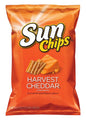 Sunchips Original Multigrain Snacks in 1.5-ounce packs, showing crispy multigrain chips in a colorful bag.