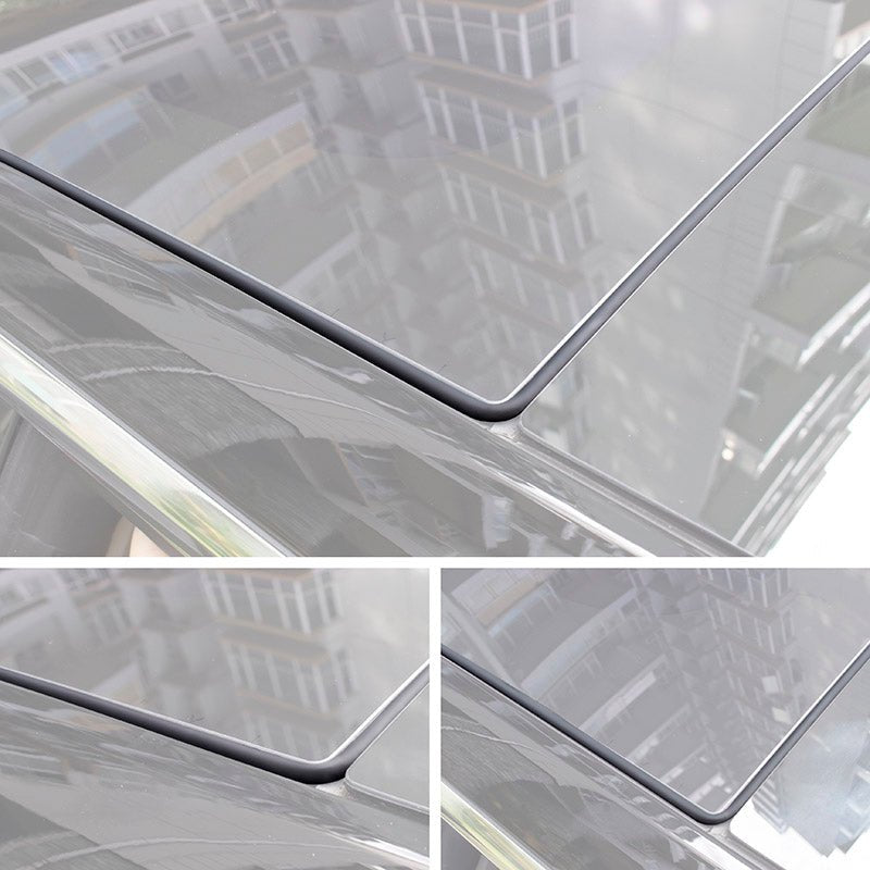 Tesla Model 3 sunroof rubber seal wind noise reduction kit, protective cover, easy snap-in installation for noise reduction and sealing.