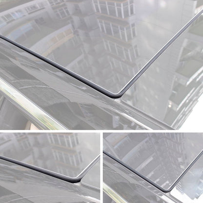 Tesla Model 3 sunroof rubber seal wind noise reduction kit, protective cover, easy snap-in installation for noise reduction and sealing.