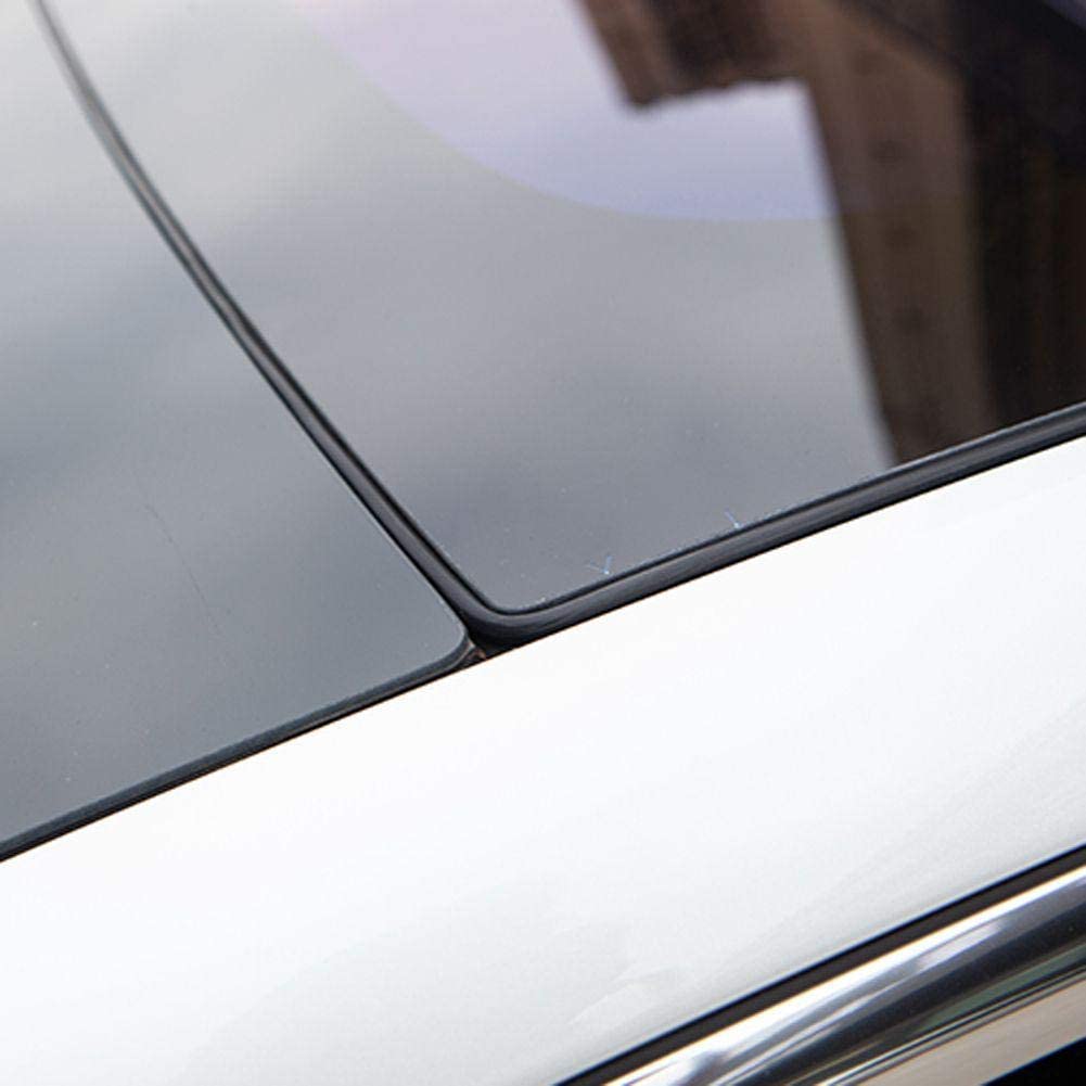 Tesla Model 3 sunroof rubber seal wind noise reduction kit by Tesery, easy snap-in protective cover for 2017-2024 models.