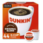 Dunkin Donuts Original Blend K-Cup Pods for coffee makers, 0.37 oz, 44-count box from Supplying Depot