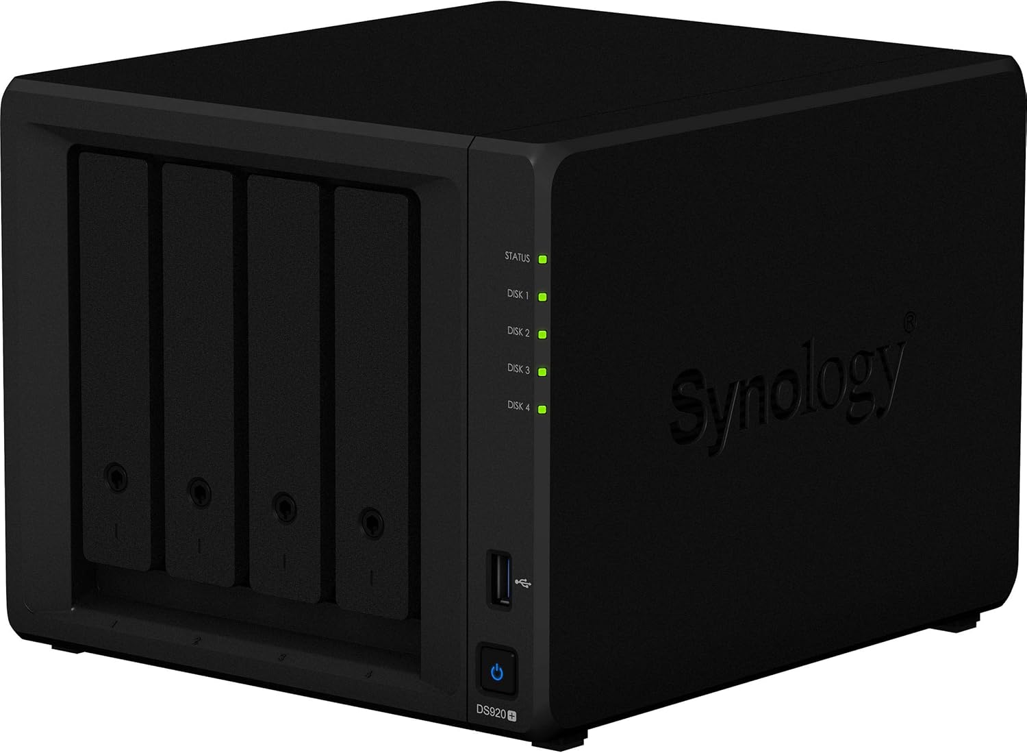 Synology DiskStation DS920+ NAS Server for Business with Celeron CPU, 8GB DDR4 Memory, 1TB M.2 SSD, 16TB HDD, DSM Operating System - BACKUPMYFILESNOW