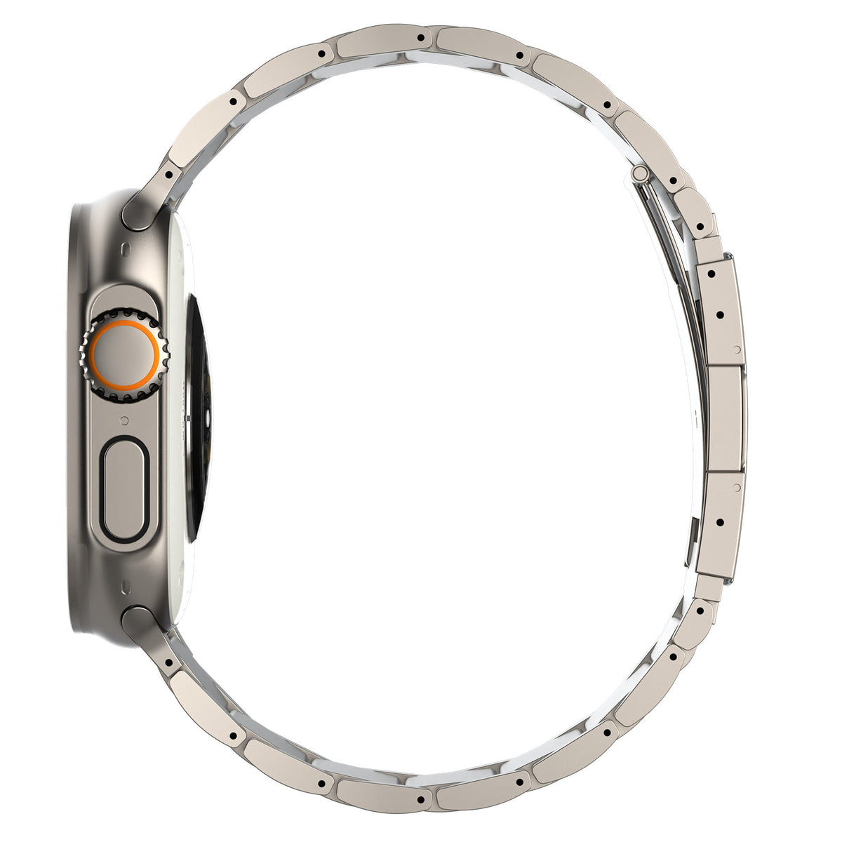 Robust Titanium Band T01, sleek silver titanium ring with smooth finish, designed for durability and modern style.