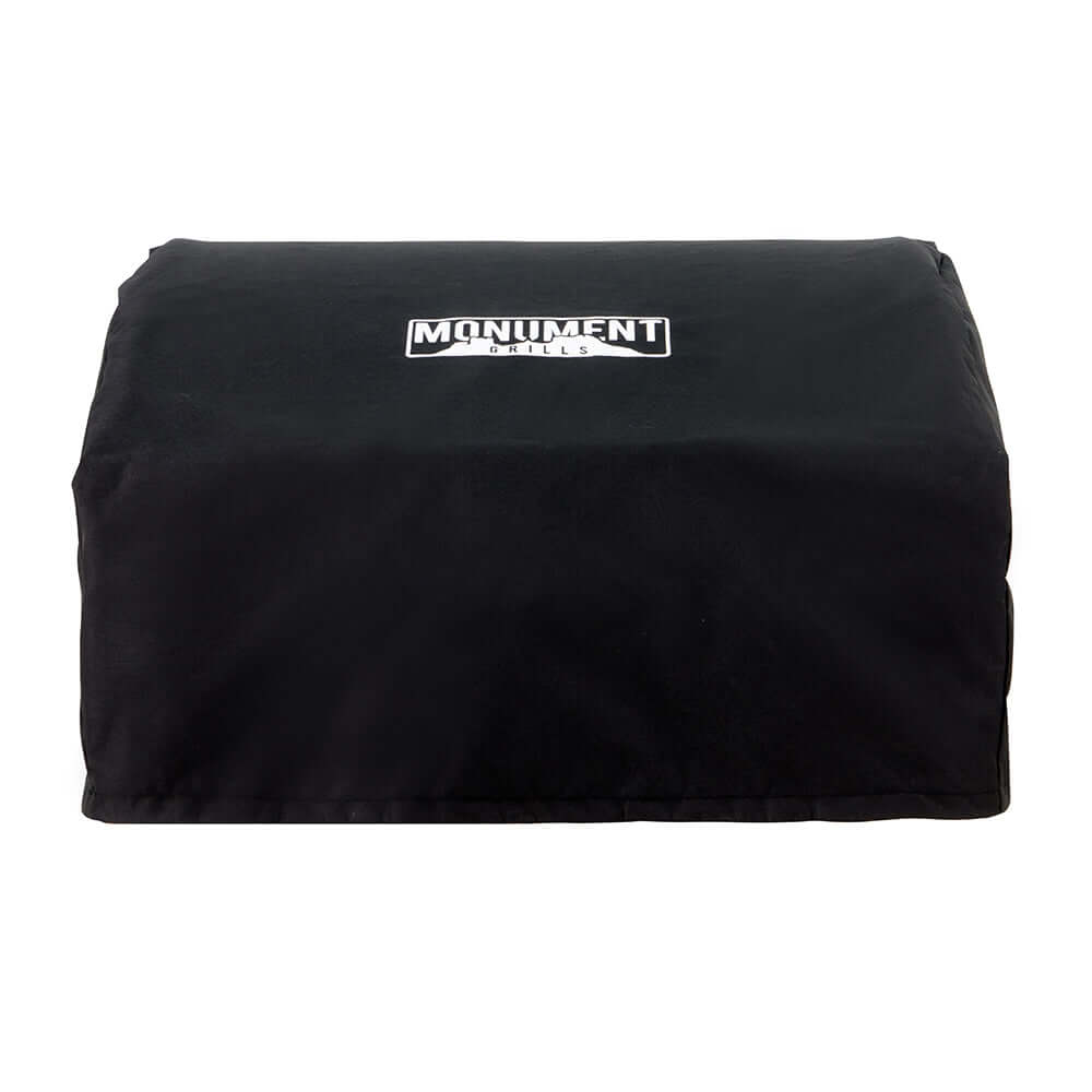 Monument Grills table top cover accessory for outdoor grill, protects surface from dust and weather.