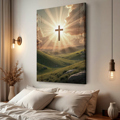 Canvas wall sign featuring "Amazing Grace" text, designed by Tailored Canvases, with elegant lettering on a neutral background.