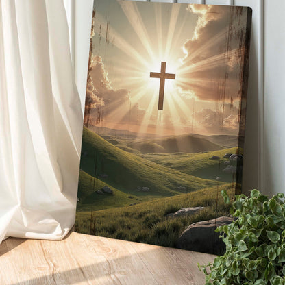 Canvas wall sign featuring the "Amazing Grace" design by Tailored Canvases, with elegant lettering on a neutral background.