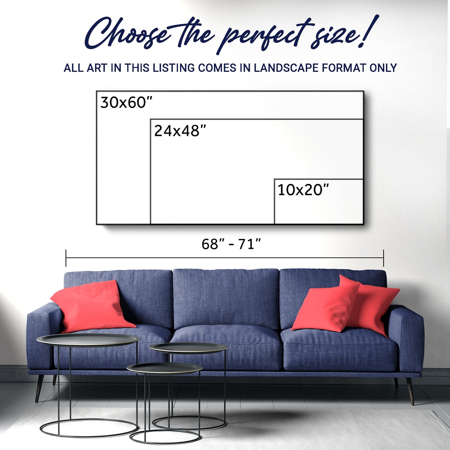 Coastal wall art canvas featuring a beachside scene with waves and shoreline, by Tailored Canvases.