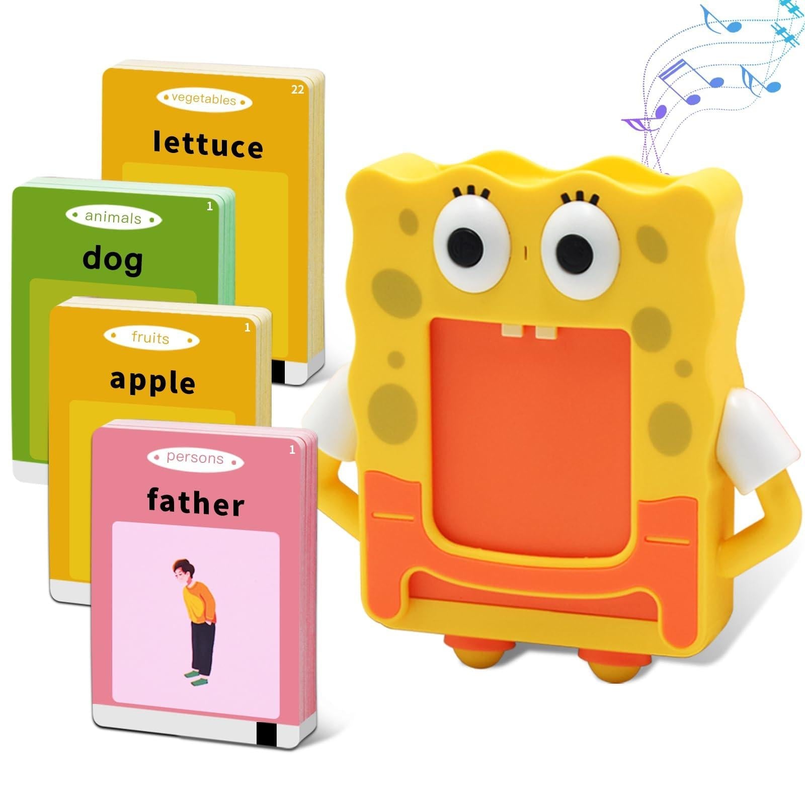 Talking Flash Cards112 Cards with 224 Sight Words Kids Toddler Flash Cards Learning ToysEducational Pocket Speech Autism Therapy Sensory Toys Gifts - BACKUPMYFILESNOW
