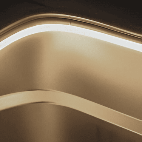 Tesla Model 3 Highland and Model Y Juniper trunk ambient lighting by Tesery, showcasing sleek interior illumination.